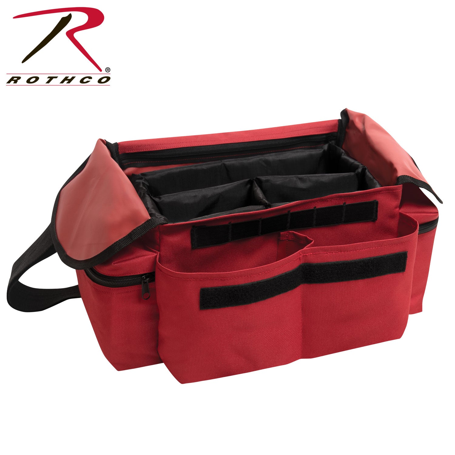 Rothco Medical Rescue Response Bag in Red – Versatile Emergency Medical Equipment Organizer