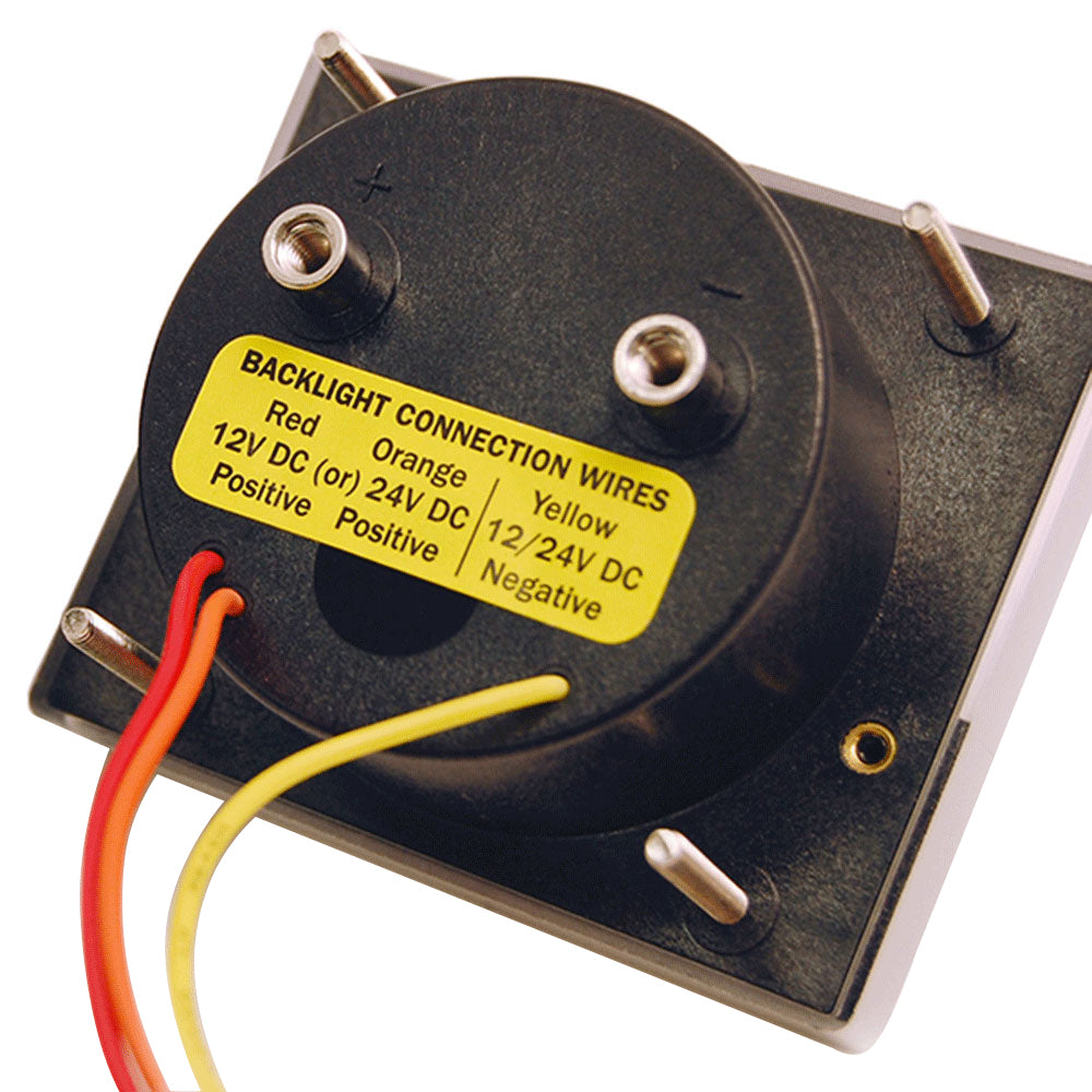 Blue Sea Systems 8253 DC Zero Center Analog Ammeter – 2-3/4 inch Face, 100-0-100 Amperes DC