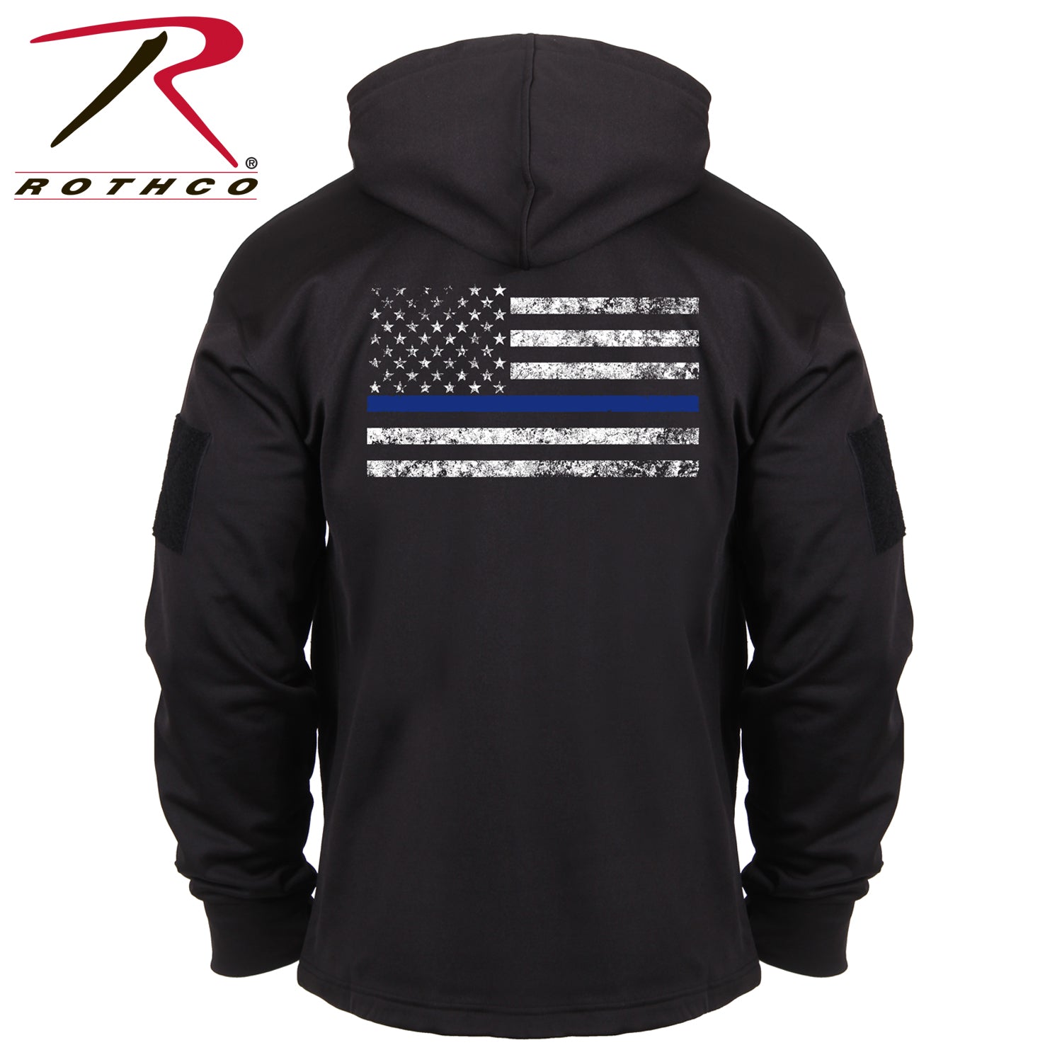 Rothco Concealed Carry Thin Blue Line Hoodie Black Size 5XL
