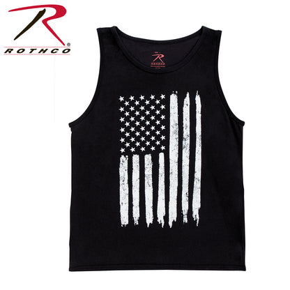 Rothco Distressed U.S. Flag Tank Top for Men - Size Small