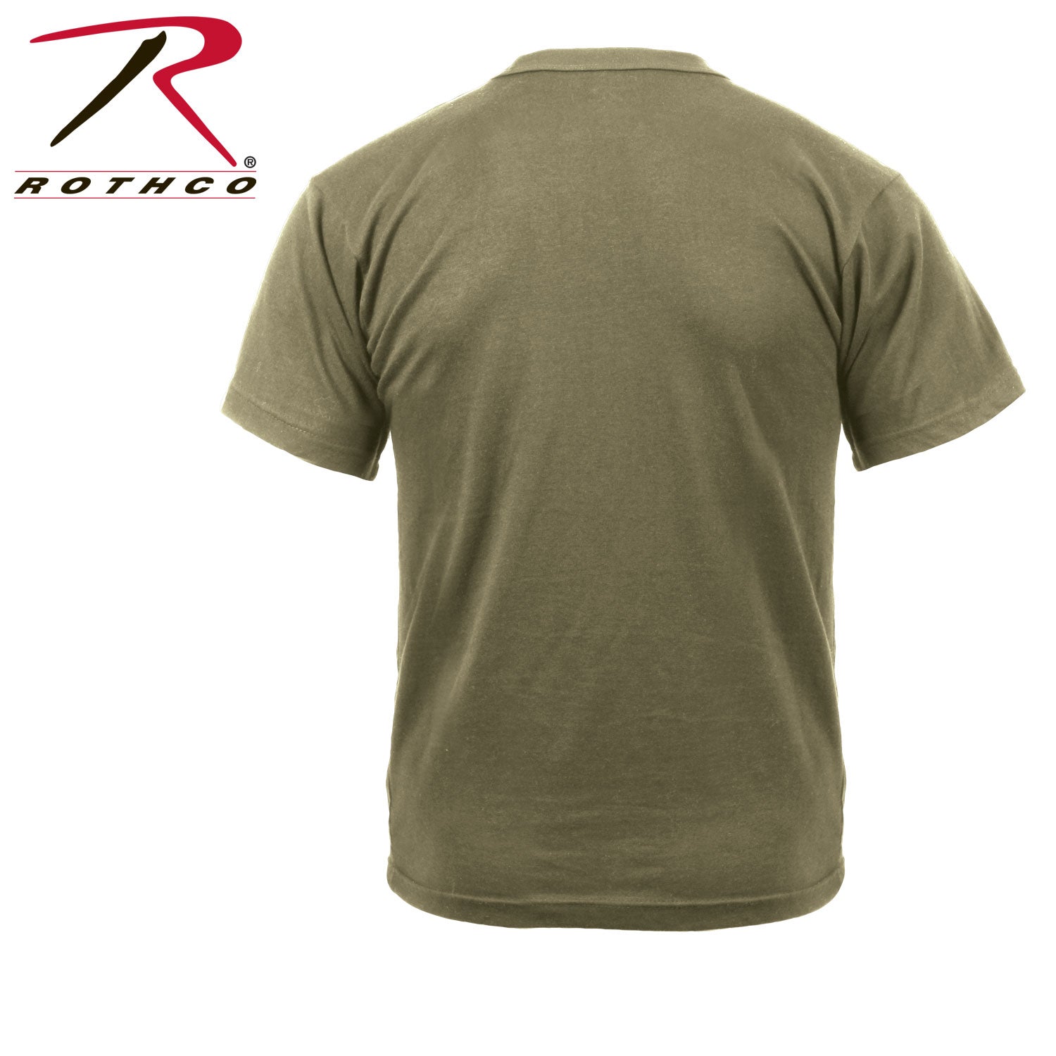 Rothco Solid Color 100% Cotton T-Shirt AR 670-1 Coyote Brown Size M