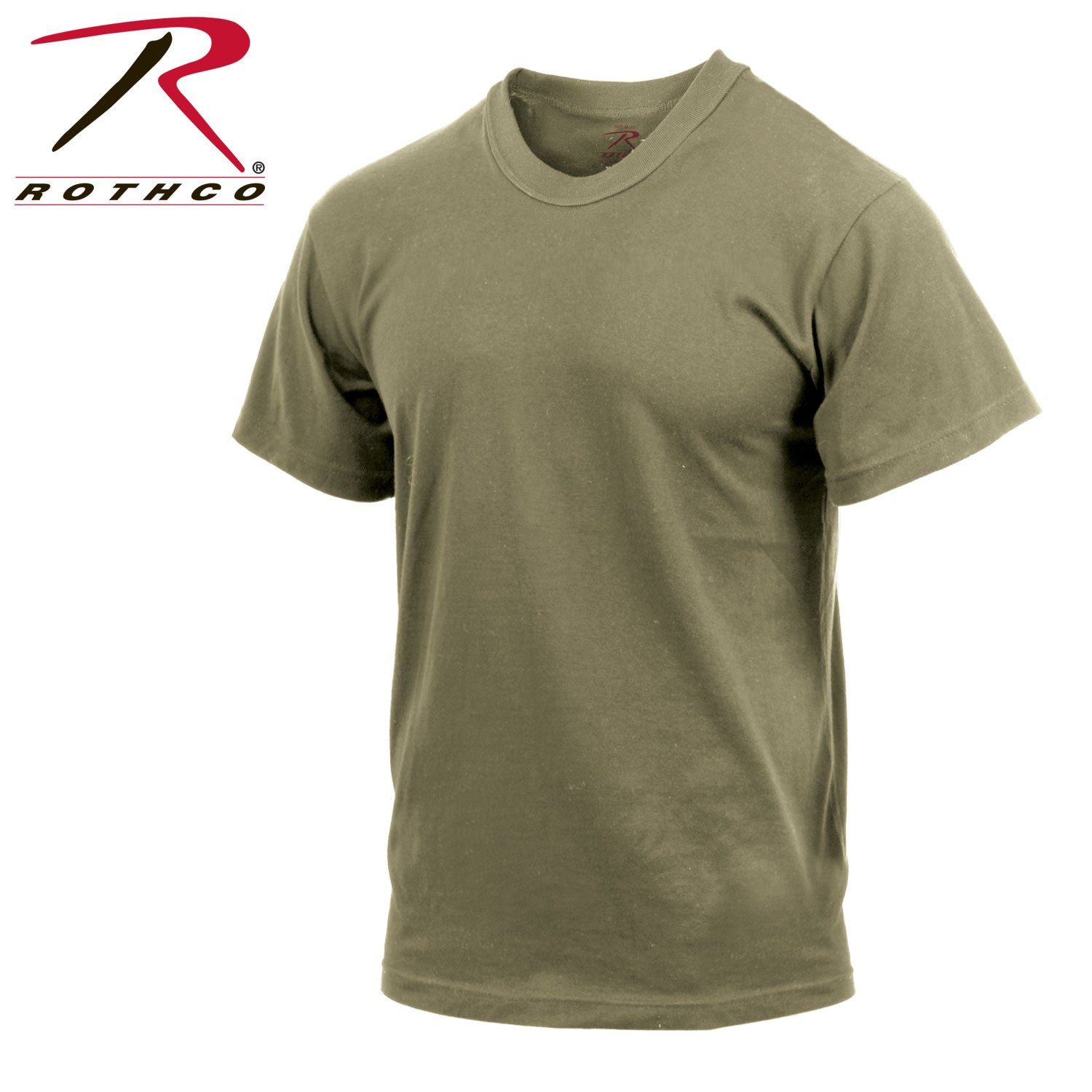 Rothco Solid Color 100% Cotton T-Shirt AR 670-1 Coyote Brown Size L