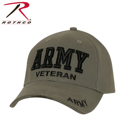 Rothco Deluxe Low Profile Army Veteran Cap in Olive Drab