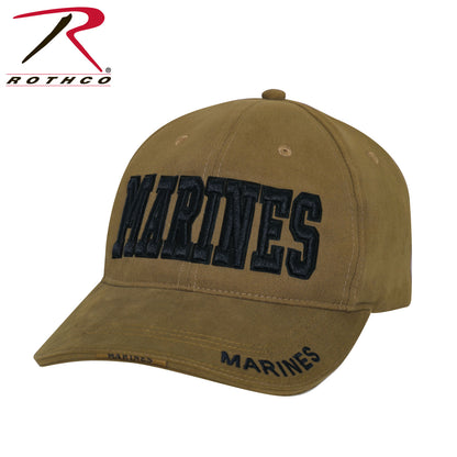 Rothco Deluxe Marines Low Profile Insignia Cap in Coyote Brown