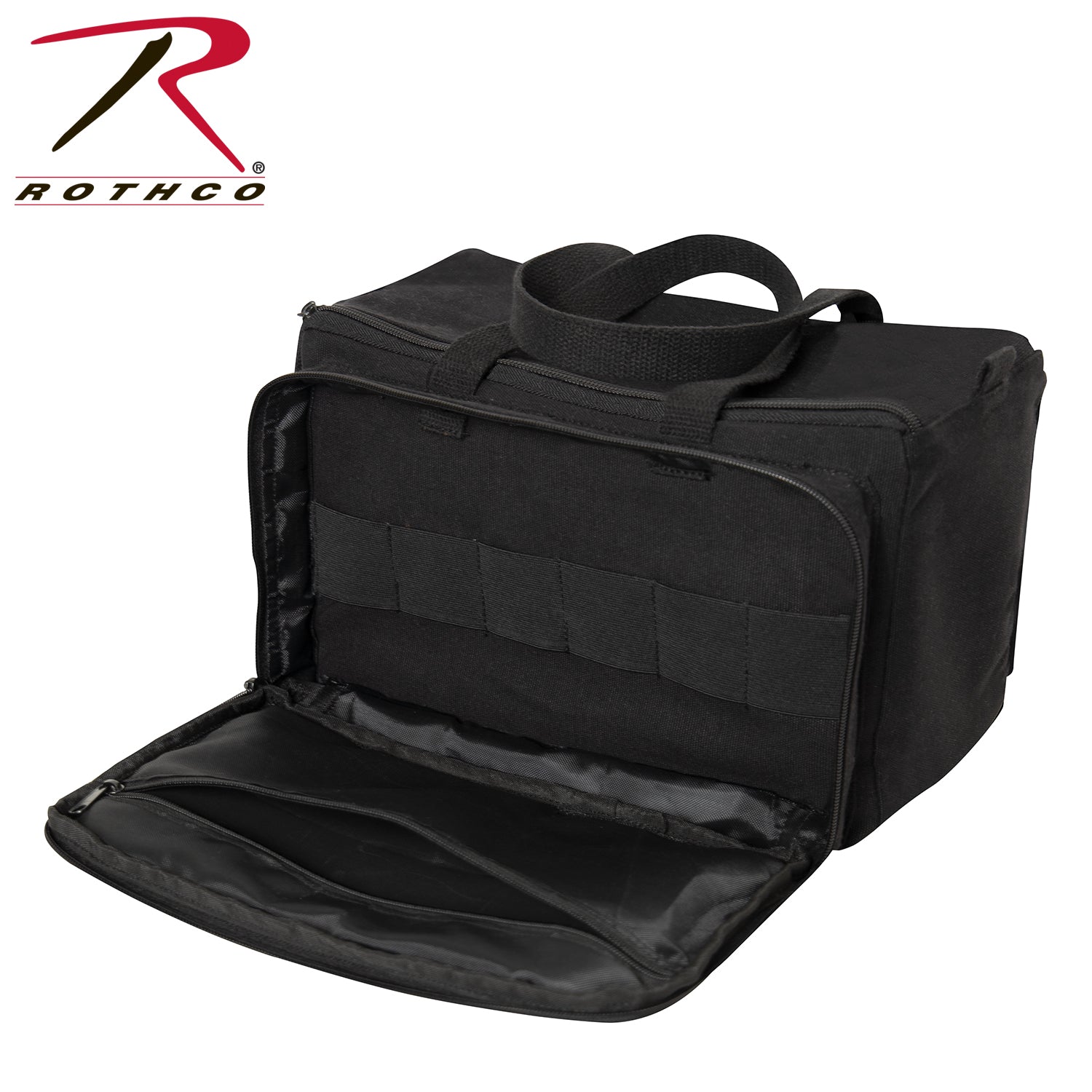 Rothco Canvas Tactical Shooting Range Bag – Heavyweight Water-Resistant Gear Organizer