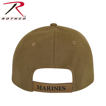 Rothco Deluxe Marines Low Profile Insignia Cap in Coyote Brown