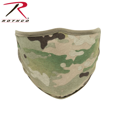 Rothco MultiCam Reusable 3-Layer Face Mask - Reversible MultiCam and Coyote Brown, Size L / XL