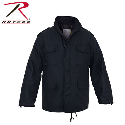 Rothco M-65 Field Jacket Size Small in Midnight Navy Blue