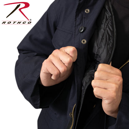 Rothco M-65 Field Jacket Size Small in Midnight Navy Blue