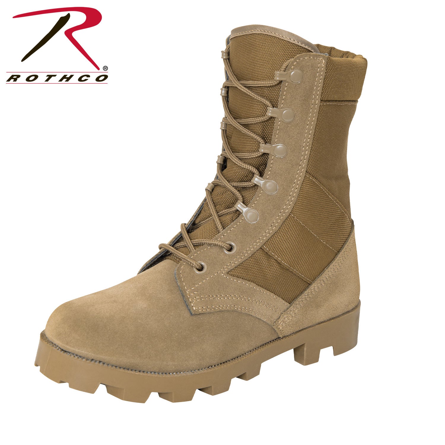 Rothco Speedlace Jungle Boot - 8 Inch AR 670-1 Coyote Brown, Size 10