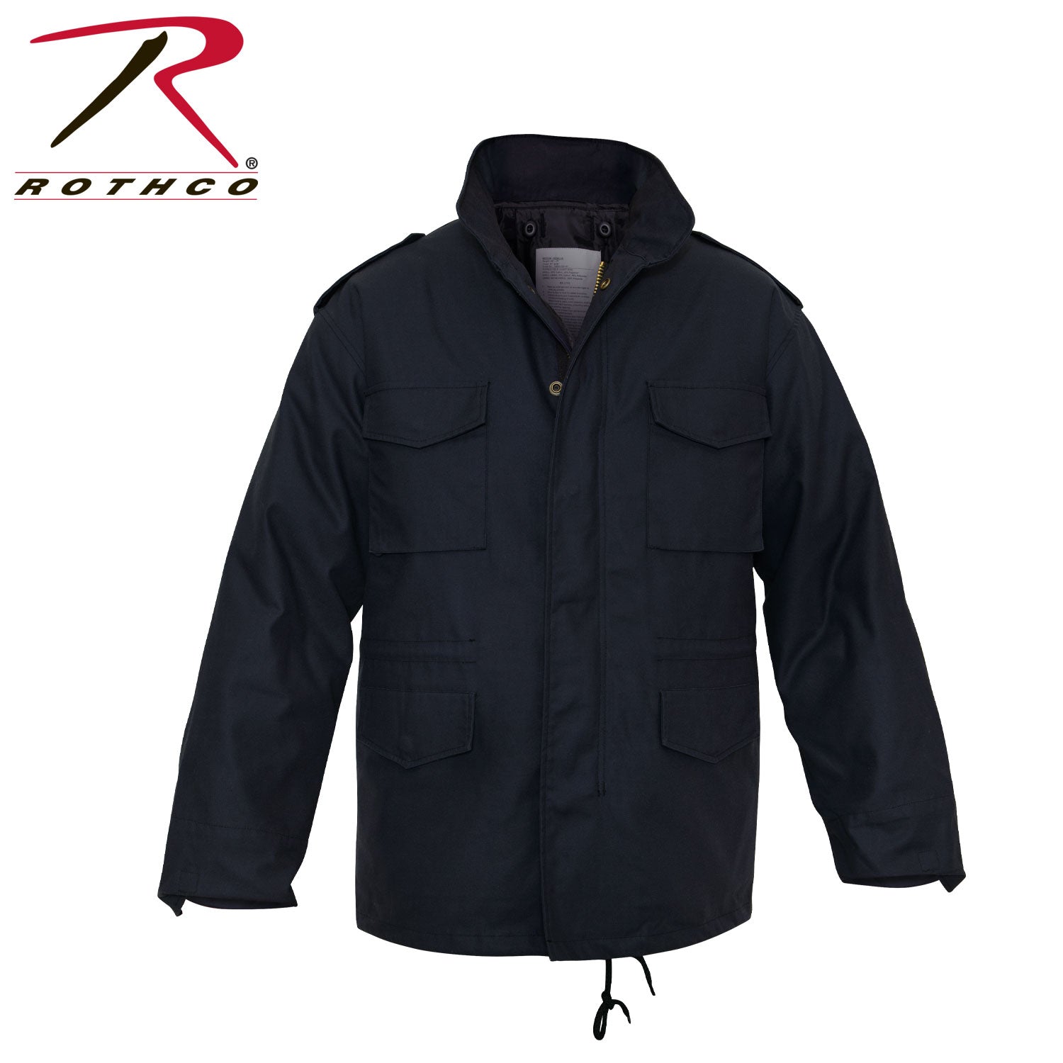 Rothco M-65 Field Jacket in Midnight Navy Blue, Size Large