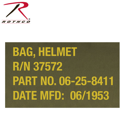 Rothco Printed Flyers Helmet Bag with Military-Style Design and Padded Interior