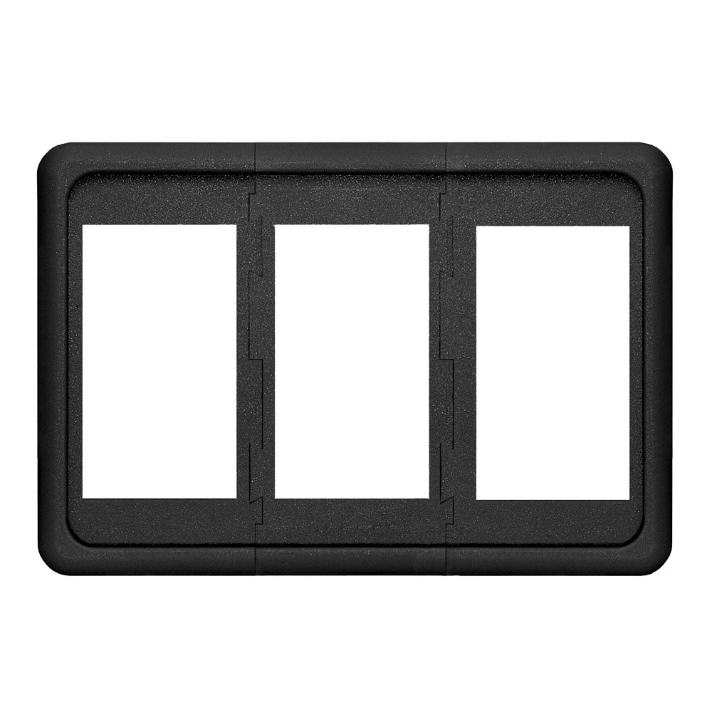 Blue Sea Systems 8259 Contura 3-Position Mounting Panel for Switches and Controls