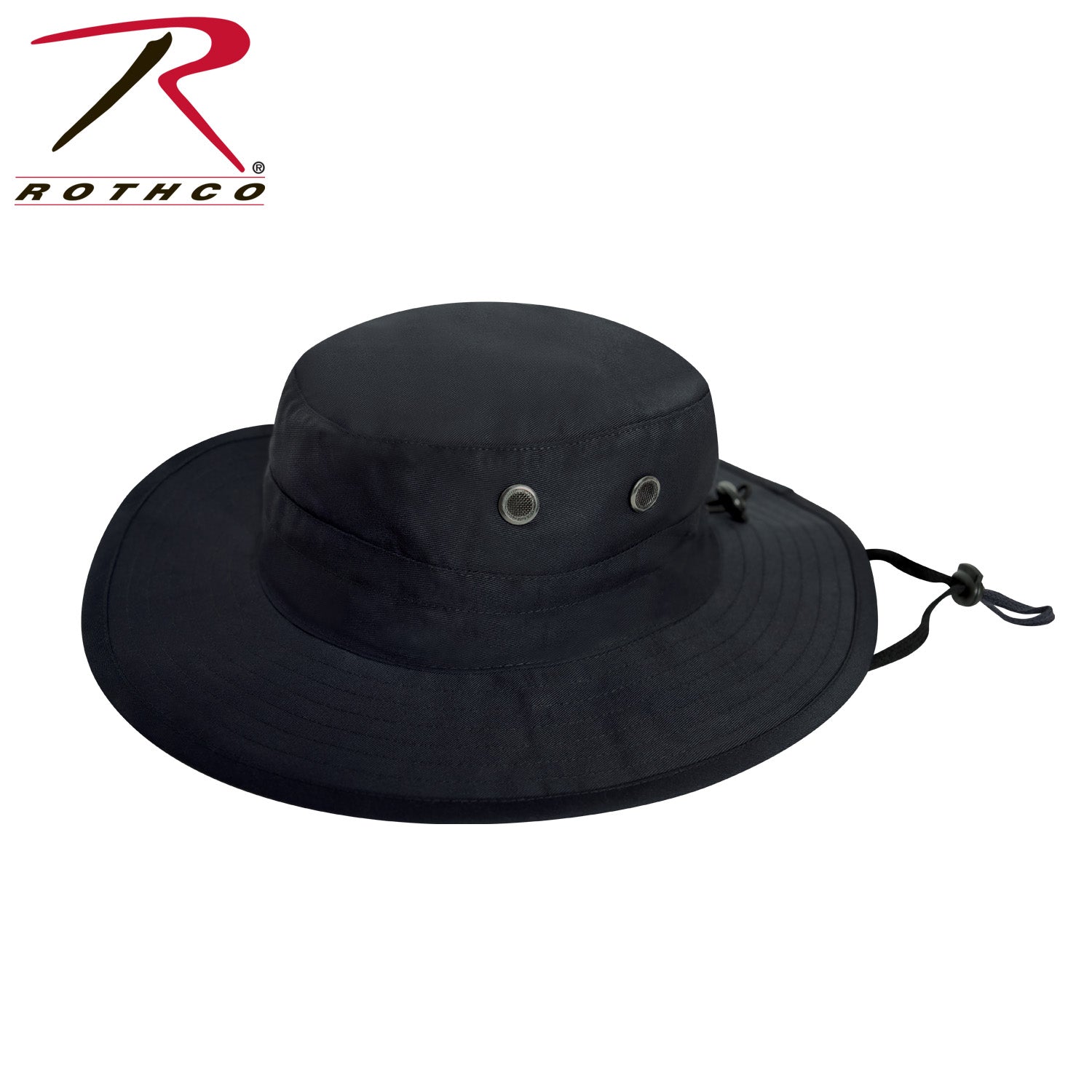 Rothco Adjustable Boonie Hat in Midnight Navy Blue – Wide Brim Outdoor Headwear for Hunting, Camping, and Fishing