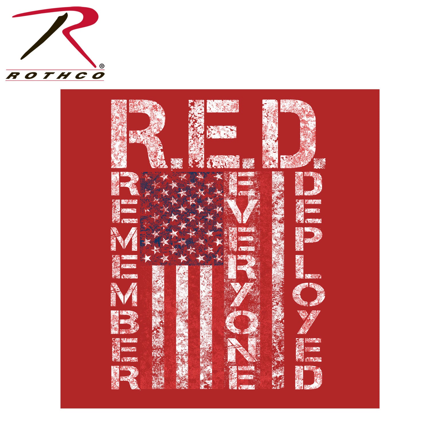 Rothco Concealed Carry R.E.D. Hoodie in Red, Size XL – Support Deployed Service Members