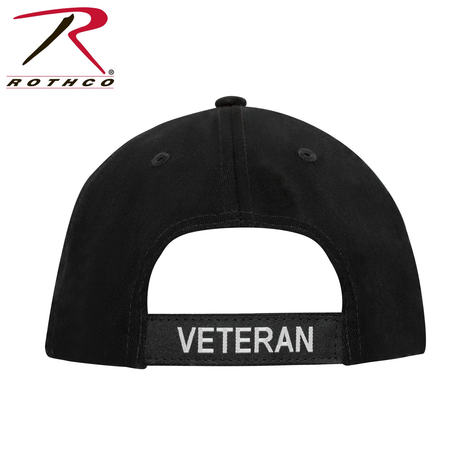 Rothco Veteran Low Profile Cap with U.S. Flag and Embroidered Text