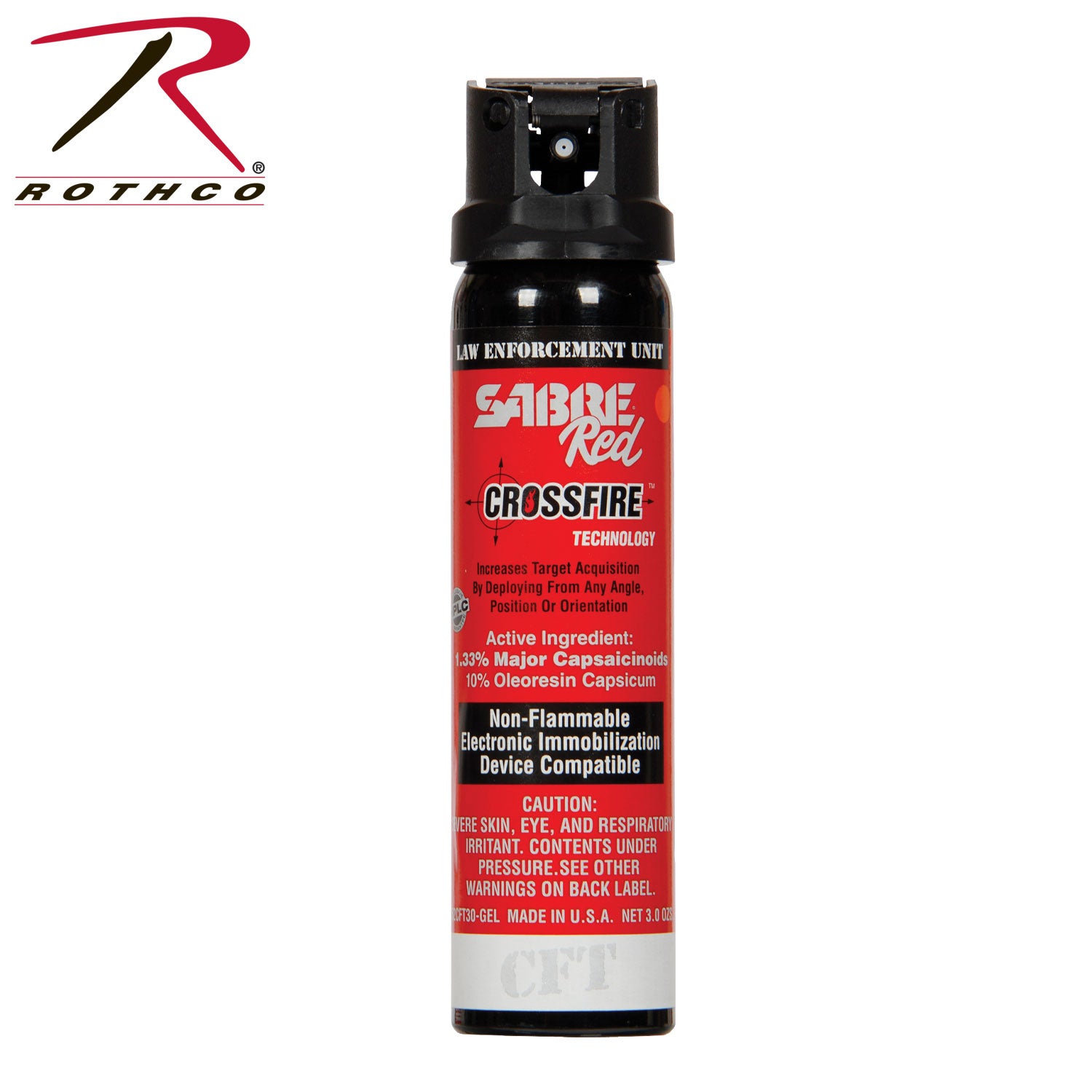 Sabre Red Crossfire Law Enforcement Gel Pepper Spray - 3 oz