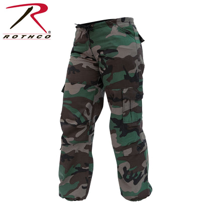 Rothco Women’s Unwashed Camo Paratrooper Fatigue Pants Size XS