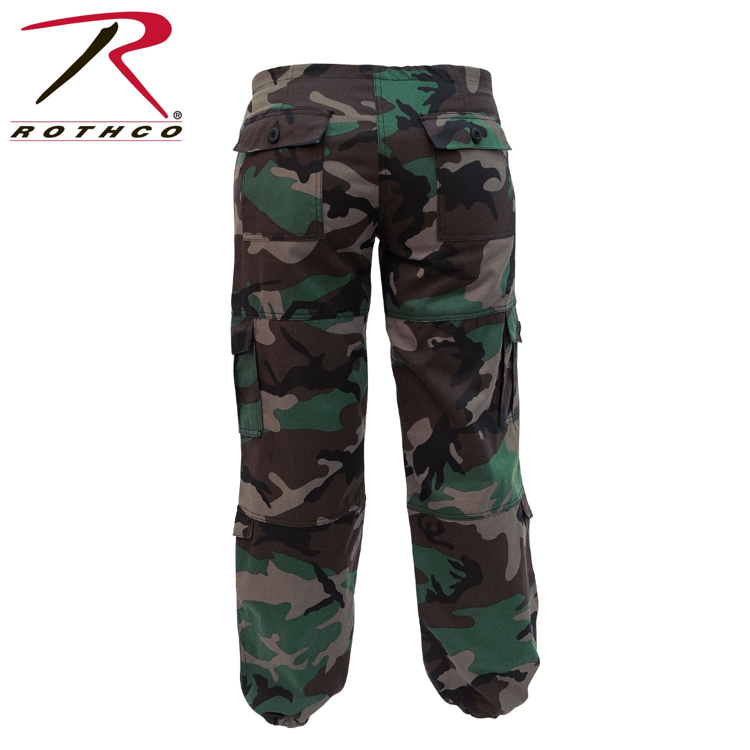 Rothco Women’s Unwashed Camo Paratrooper Fatigue Pants Size XS