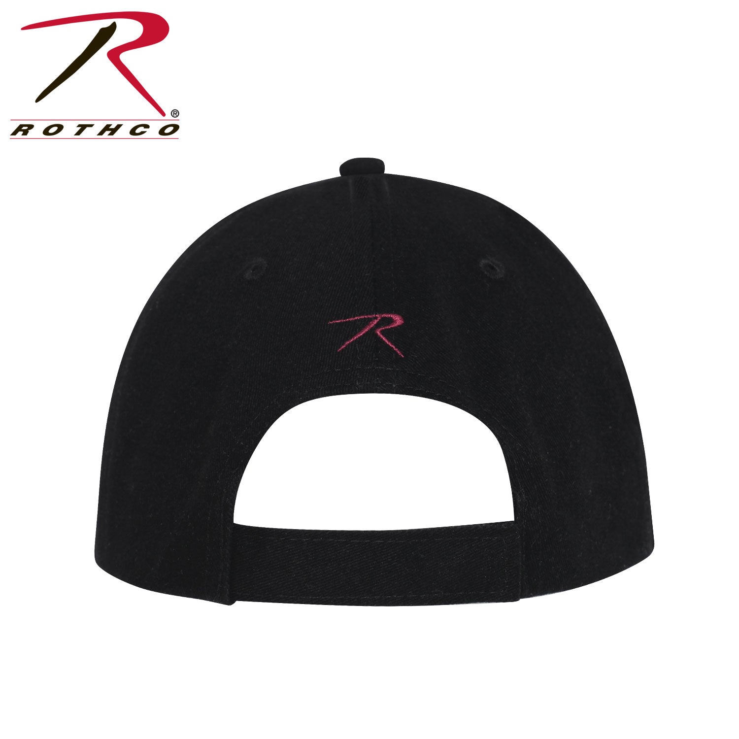 Rothco Freedom Is Not Free Low Profile Cap Black with American Flag Embroidery
