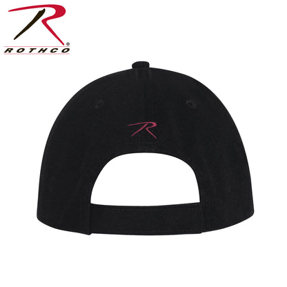 Rothco Freedom Is Not Free Low Profile Cap Black with American Flag Embroidery