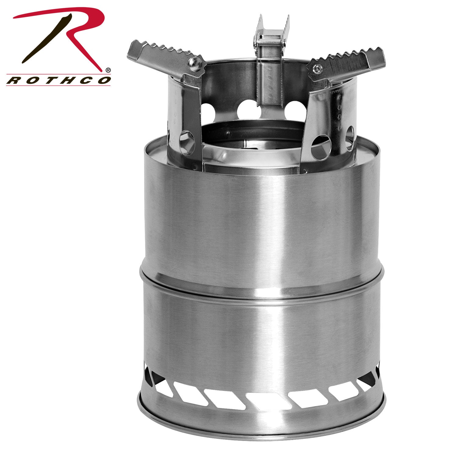 Rothco Stainless Steel Portable Camping and Backpacking Stove - Part Number 1519