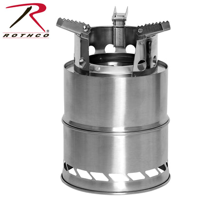 Rothco Stainless Steel Portable Camping and Backpacking Stove - Part Number 1519