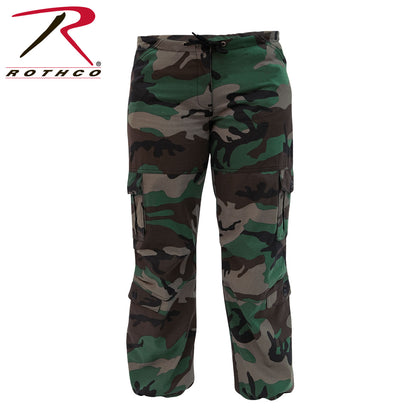 Rothco Women’s Unwashed Camo Paratrooper Fatigue Pants Size XXS