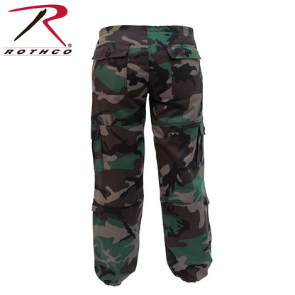Rothco Women’s Unwashed Camo Paratrooper Fatigue Pants Size XXS