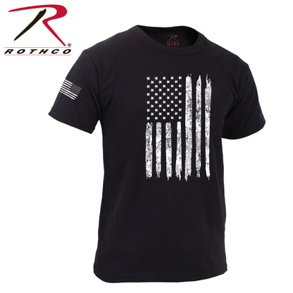 Rothco Kids US Flag T-Shirt Size Medium - Comfortable Cotton/Polyester Blend