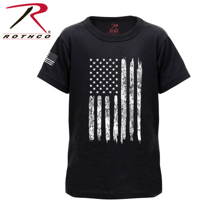 Rothco Kids US Flag T-Shirt Size Medium - Comfortable Cotton/Polyester Blend
