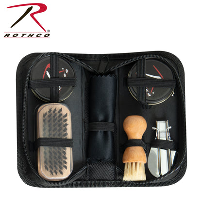 Rothco Compact Shoe Care Kit Part Number 1269 - Complete Leather Shoe Maintenance Set