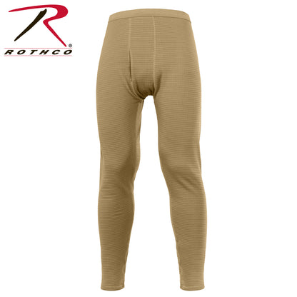 Rothco ECWCS Gen III Mid-Weight Underwear Bottoms (Level II) – Coyote Brown, Size XS