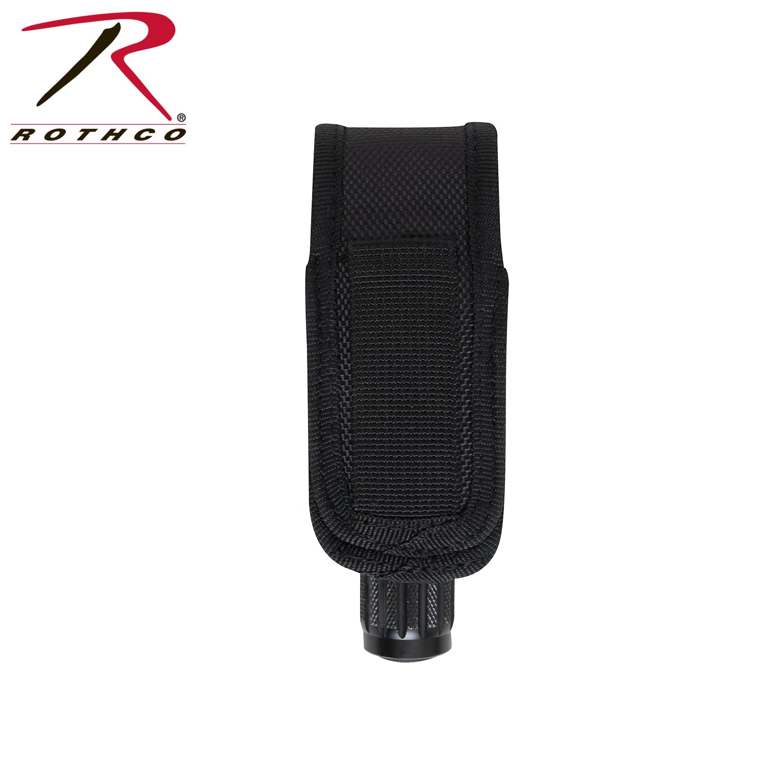 Rothco Enhanced Universal Flashlight Holder - Black, Part Number 2039