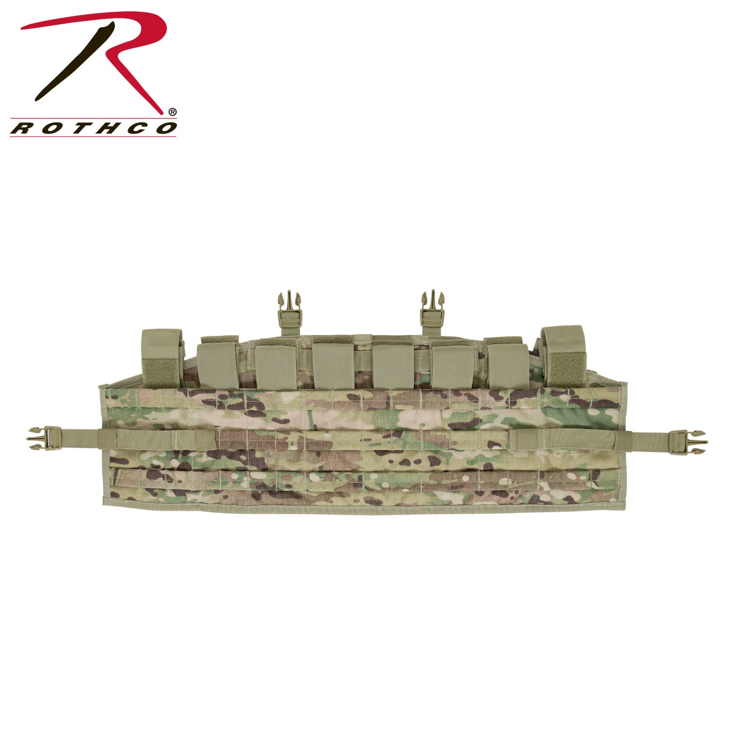 Rothco Tactical Assault Panel MultiCam - Modular MOLLE Gear System for Tactical Vests and Plate Carriers