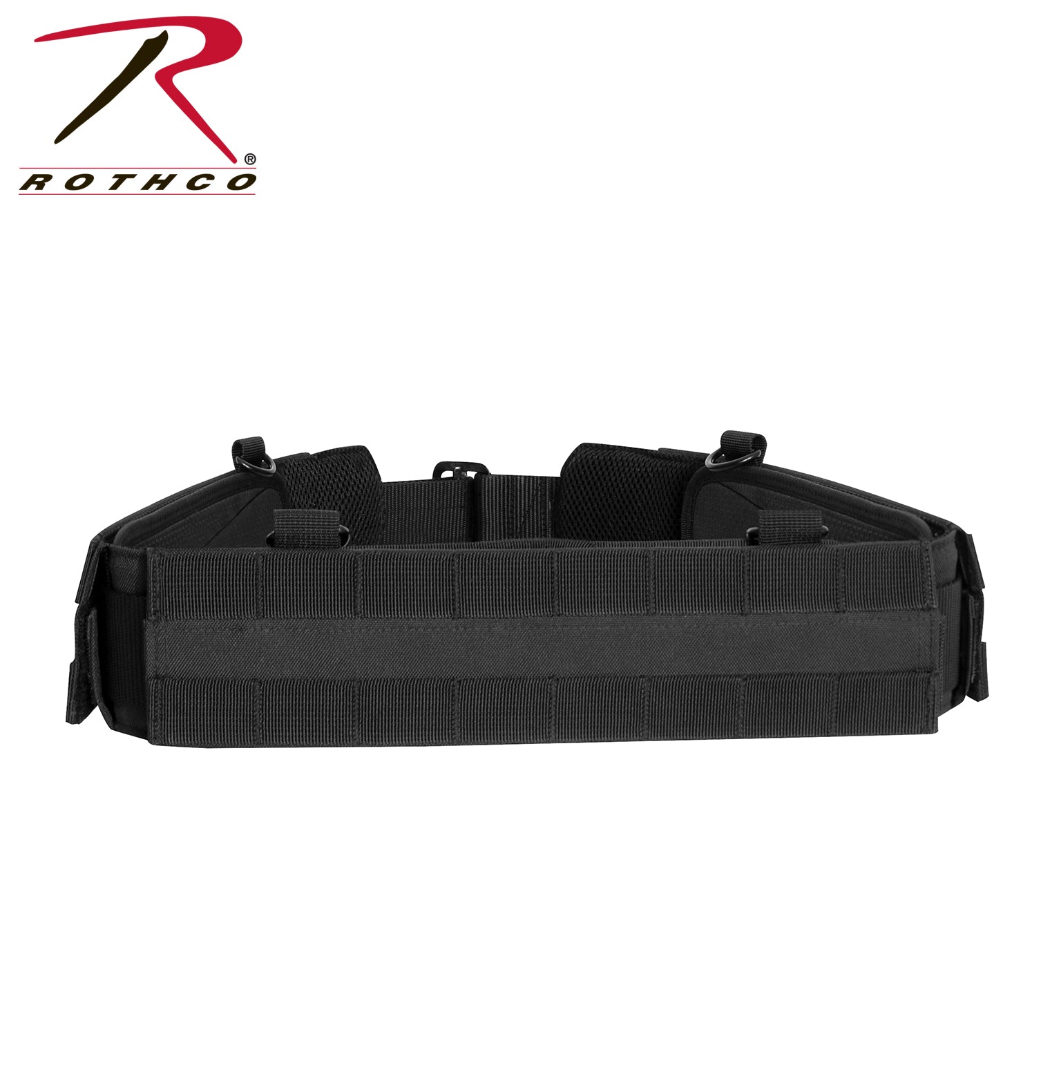 Rothco MOLLE Lightweight Low Profile Belt Black Size M - Tactical Modular Gear Belt
