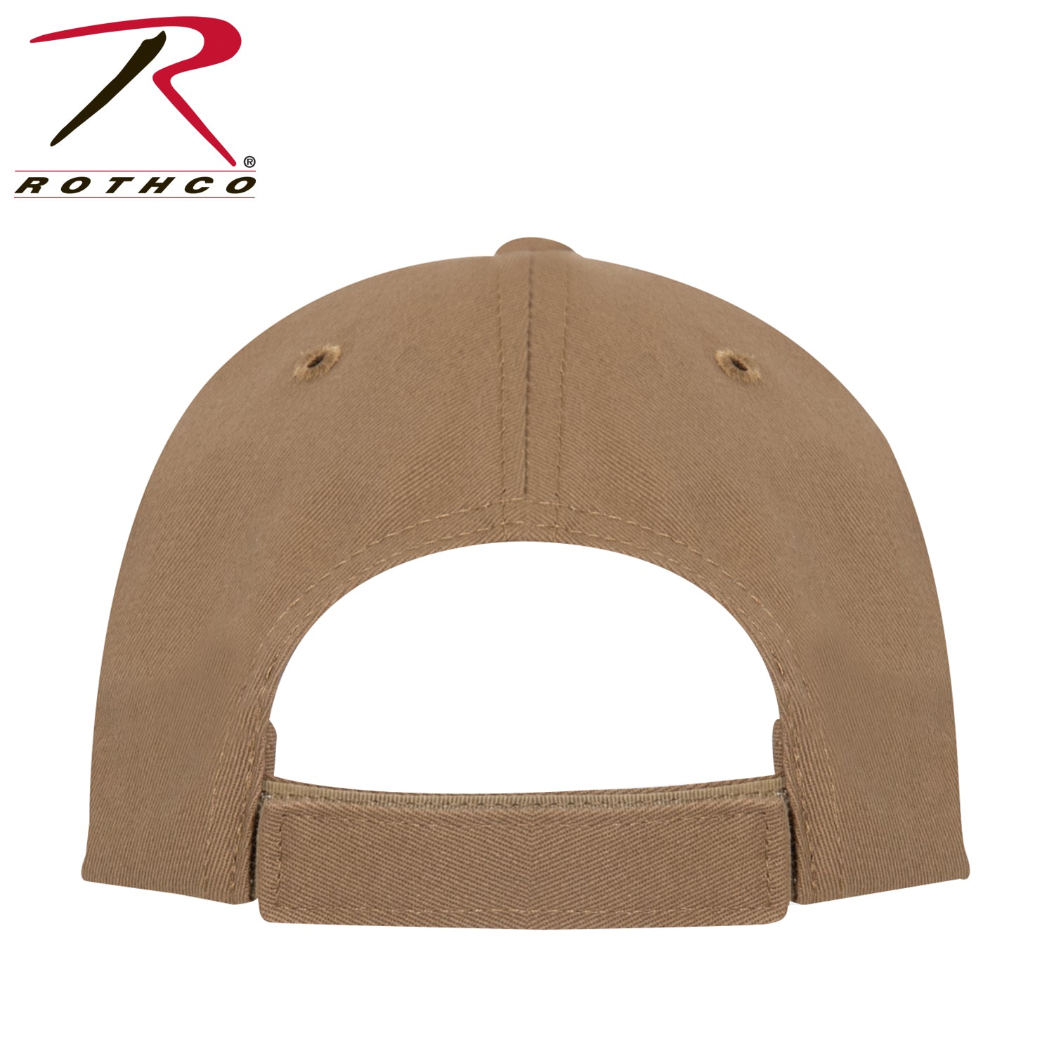 Rothco U.S. Flag Low Profile Cap in Coyote Brown