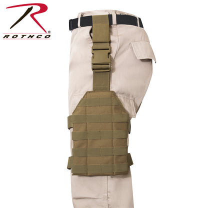 Rothco MOLLE Drop Leg Panel Coyote Brown Part 2165 for Tactical Gear and Accessories