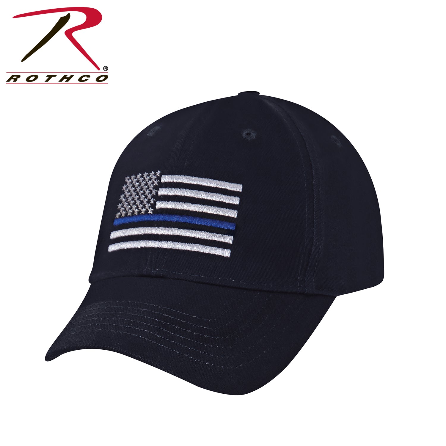 Rothco Thin Blue Line Flag Low Profile Cap in Navy Blue