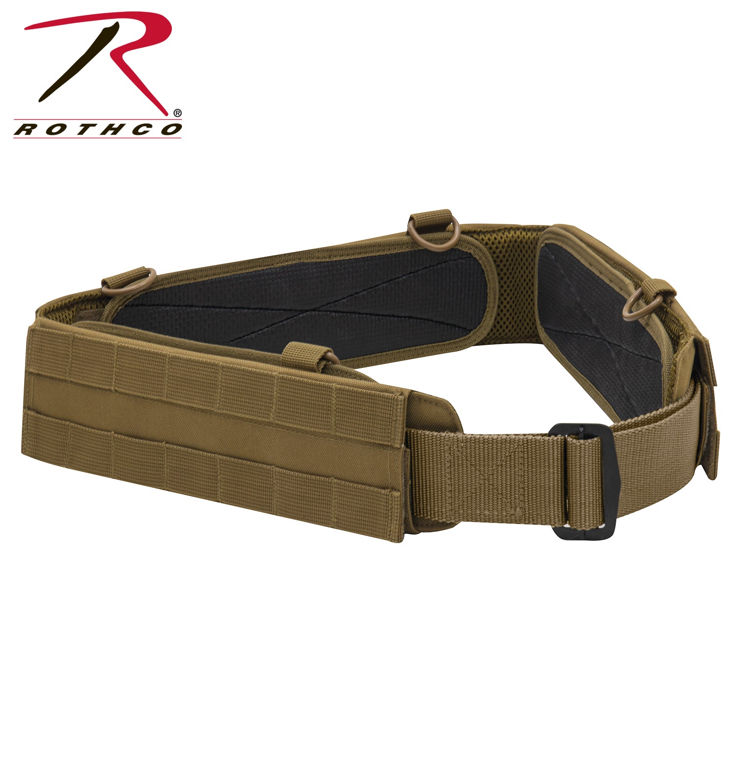 Rothco MOLLE Lightweight Low Profile Belt Coyote Brown Size Large