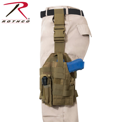 Rothco MOLLE Drop Leg Panel Coyote Brown Part 2165 for Tactical Gear and Accessories