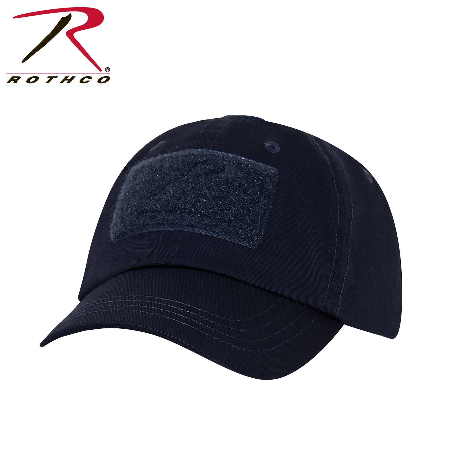 Rothco Tactical Operator Cap Midnight Navy Blue - Adjustable Military-Style Field Hat with Loop Fields