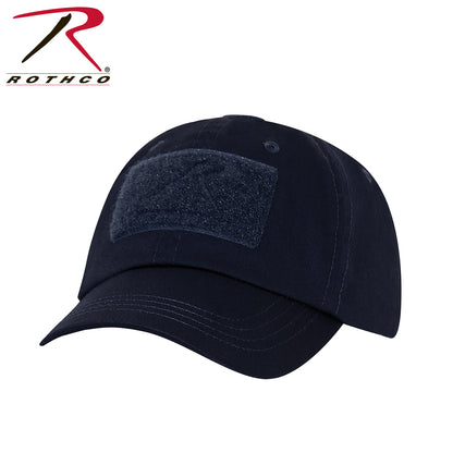 Rothco Tactical Operator Cap Midnight Navy Blue - Adjustable Military-Style Field Hat with Loop Fields