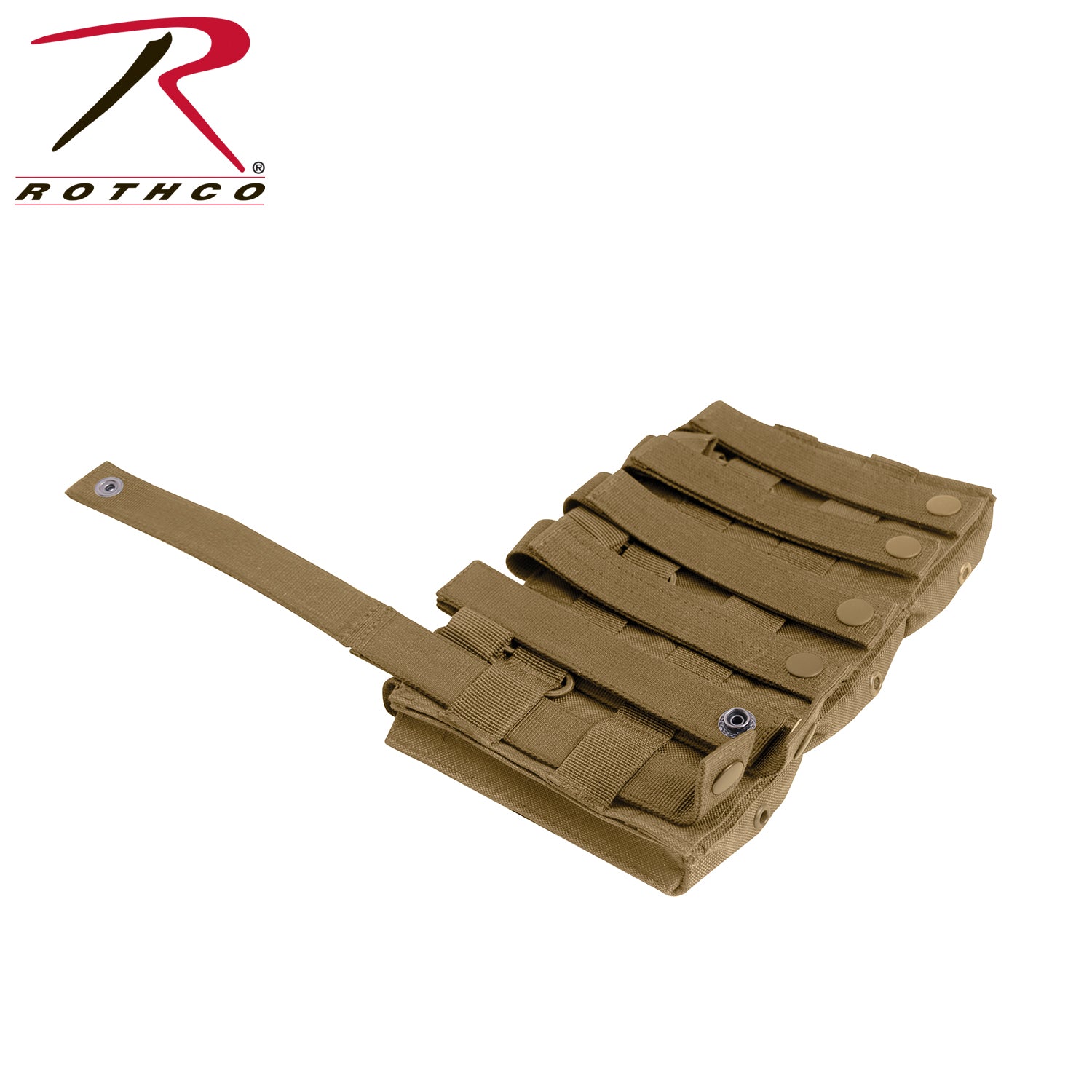 Rothco MOLLE Replacement Straps – 4 Pack in Coyote Brown, Part #1609-COY