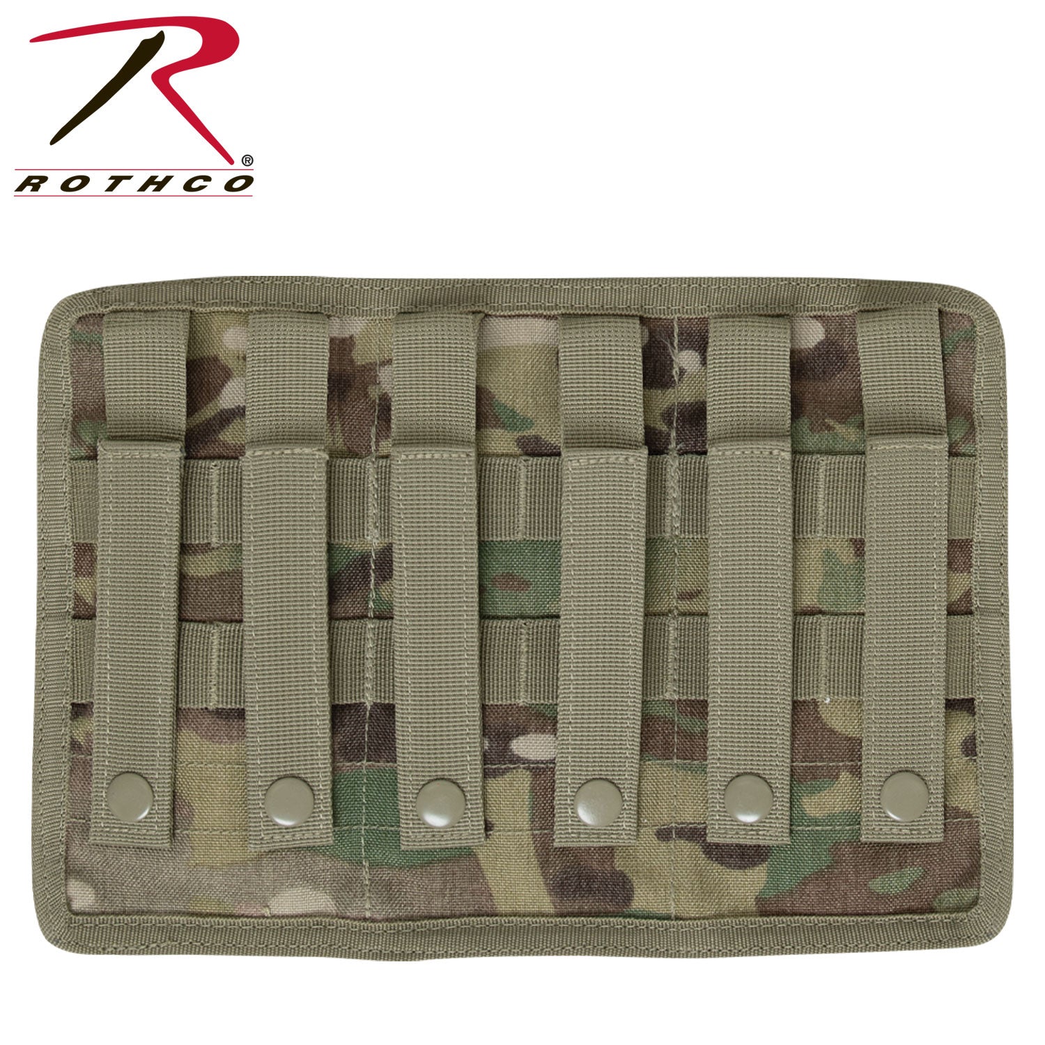 Rothco Universal Triple Mag Rifle Pouch in MultiCam – Ammunition Storage for M-16 and AK-47 Magazines
