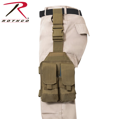 Rothco MOLLE Drop Leg Panel Coyote Brown Part 2165 for Tactical Gear and Accessories
