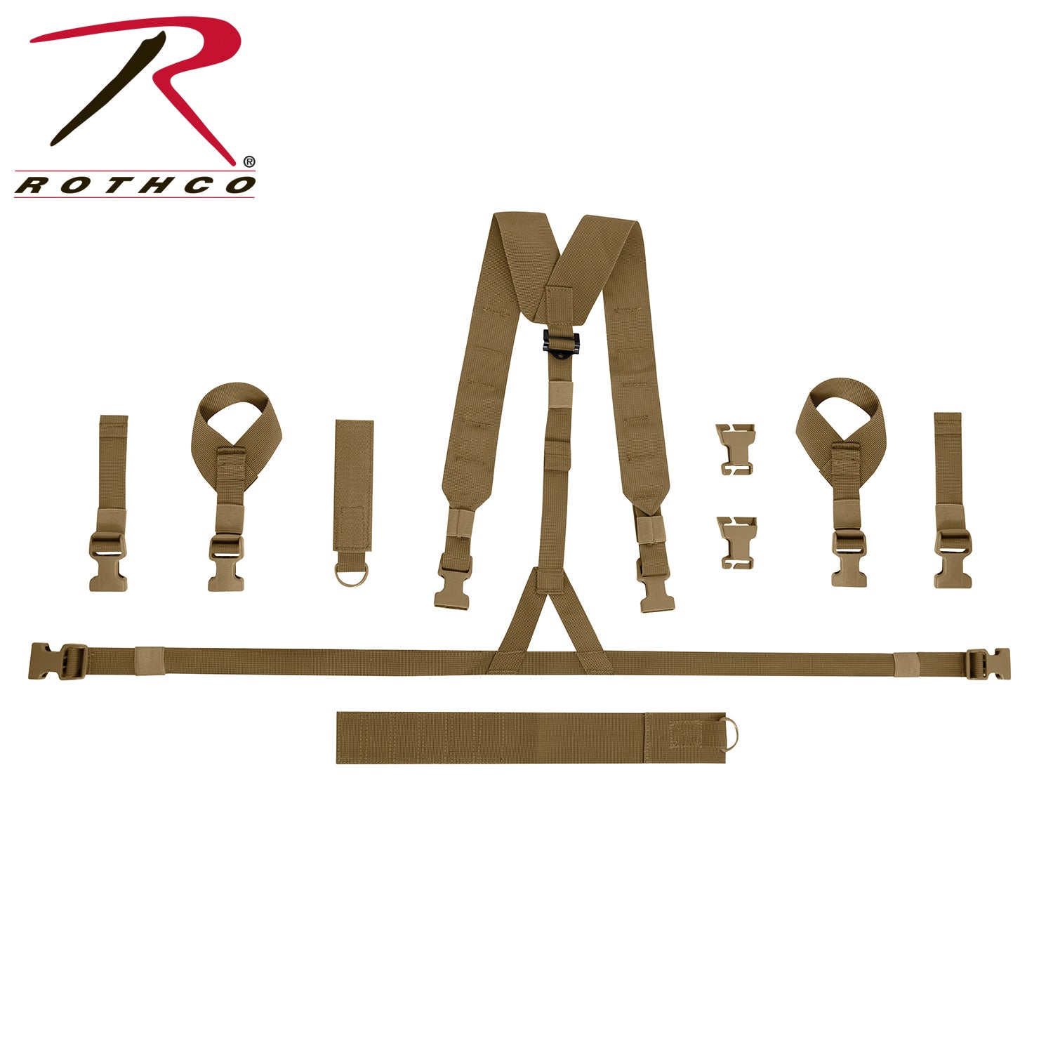Rothco Tactical Assault Panel Coyote Brown – Versatile MOLLE Equipment for Tactical and Outdoor Use