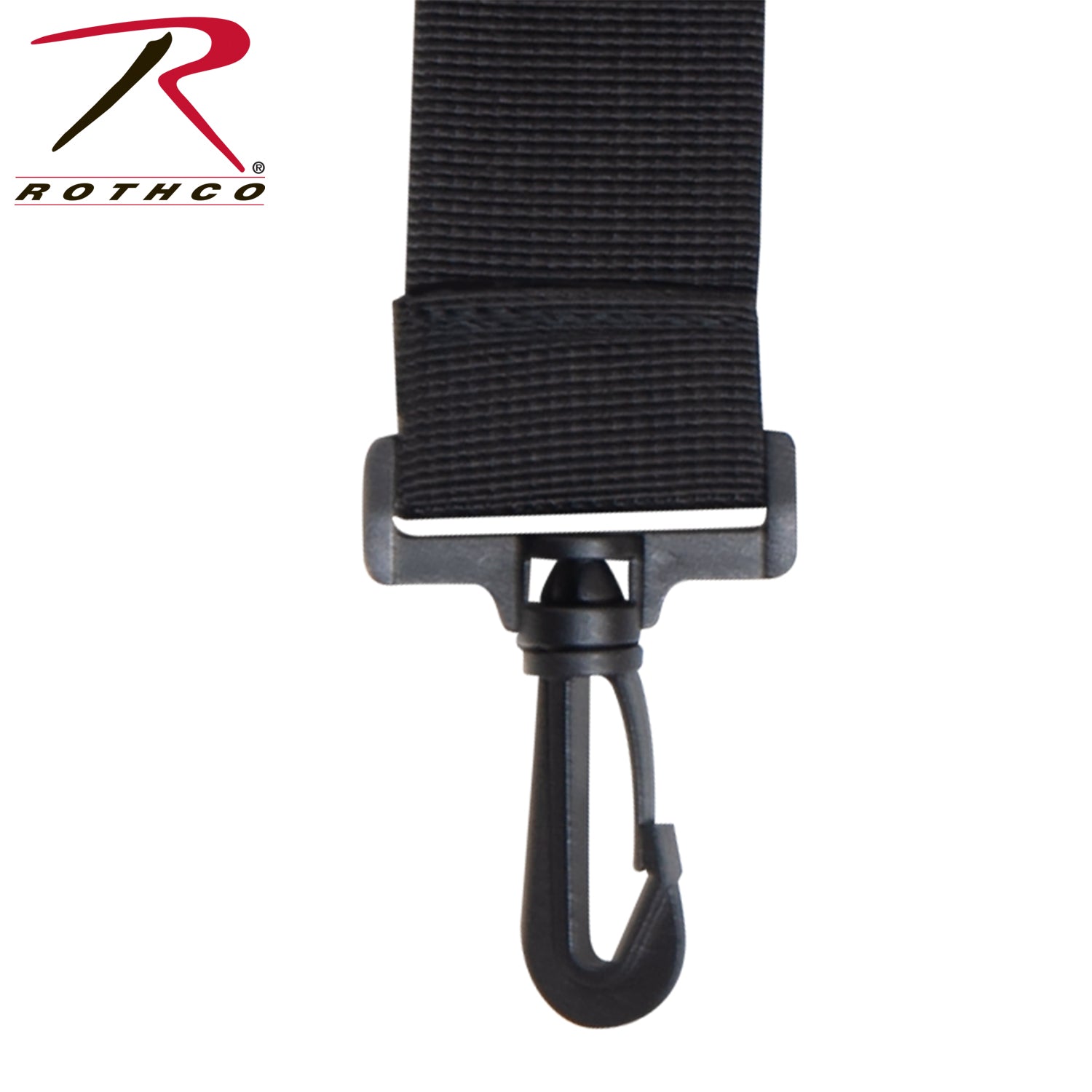 Rothco All-Purpose Shoulder Strap with Removable Pad – Black (Part Number 1675-BLACK)