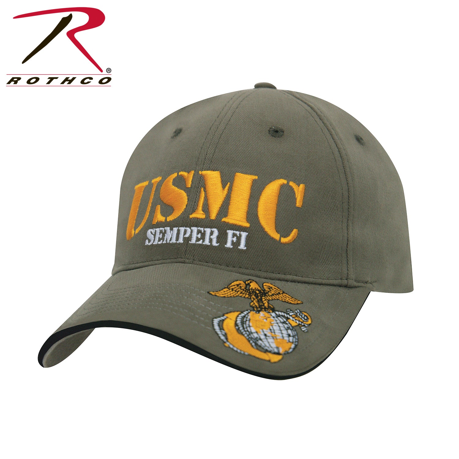 Rothco USMC Semper Fi Low Profile Cap - Officially Licensed Marine Corps Baseball Hat