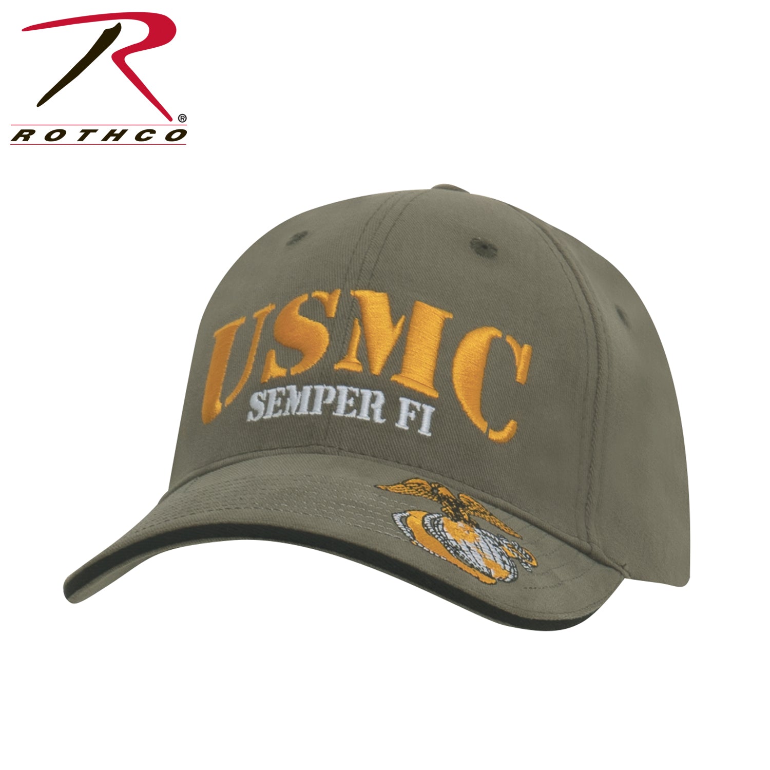 Rothco USMC Semper Fi Low Profile Cap - Officially Licensed Marine Corps Baseball Hat